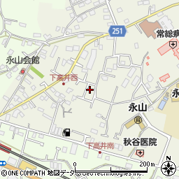 茨城県取手市下高井2407周辺の地図