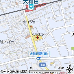 マルエツ大宮大和田店周辺の地図
