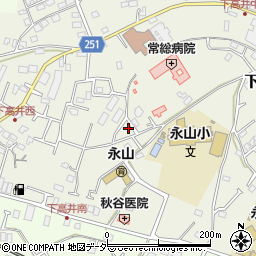 茨城県取手市下高井2376周辺の地図