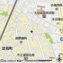 埼玉県さいたま市北区盆栽町293周辺の地図