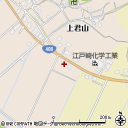 茨城県稲敷市上君山15周辺の地図
