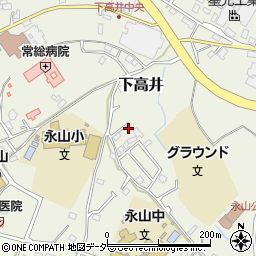 茨城県取手市下高井2324周辺の地図