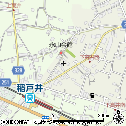 茨城県取手市下高井2449周辺の地図