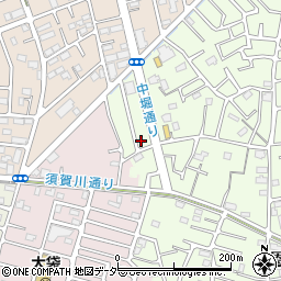 埼玉県越谷市恩間728-35周辺の地図