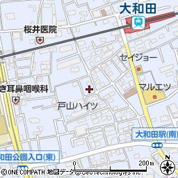 埼玉県さいたま市見沼区大和田町周辺の地図