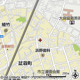 埼玉県さいたま市北区盆栽町309周辺の地図