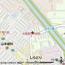 埼玉県越谷市大杉723周辺の地図