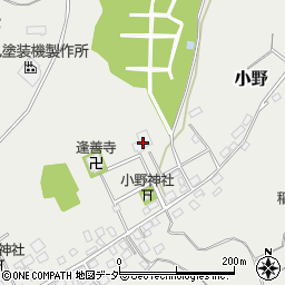 茨城県稲敷市小野318周辺の地図
