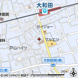 ハイツ大和田周辺の地図
