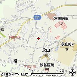 茨城県取手市下高井2405周辺の地図