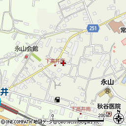 茨城県取手市下高井2429周辺の地図