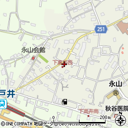 茨城県取手市下高井2433周辺の地図