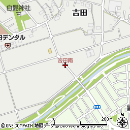 吉田南周辺の地図