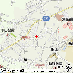 茨城県取手市下高井2126周辺の地図