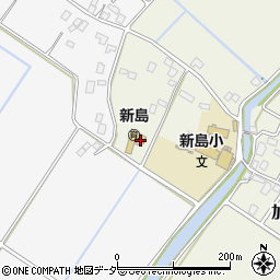 香取市立　新島保育所周辺の地図