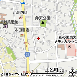 埼玉県さいたま市北区土呂町2丁目34周辺の地図
