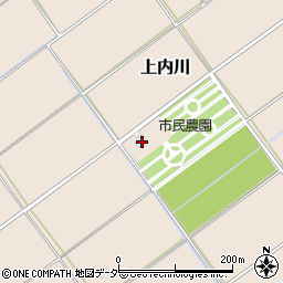 吉川市役所　吉川市民農園周辺の地図