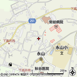 茨城県取手市下高井2397周辺の地図