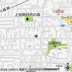 埼玉県さいたま市北区日進町周辺の地図