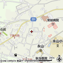 茨城県取手市下高井2404周辺の地図