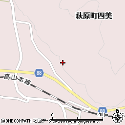 岐阜県下呂市萩原町四美1011周辺の地図