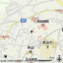 茨城県取手市下高井2145周辺の地図