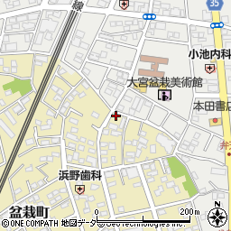 埼玉県さいたま市北区盆栽町297-2周辺の地図