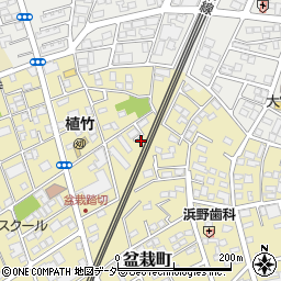 埼玉県さいたま市北区盆栽町397-8周辺の地図