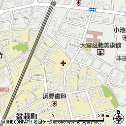 埼玉県さいたま市北区盆栽町325周辺の地図