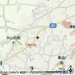 茨城県取手市下高井2123-3周辺の地図