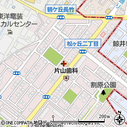 ビッグ・エー　松ケ丘店周辺の地図