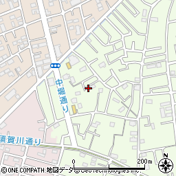 埼玉県越谷市恩間742-3周辺の地図