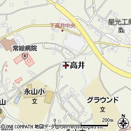 茨城県取手市下高井2326周辺の地図
