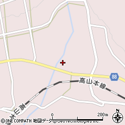 岐阜県下呂市萩原町四美1285周辺の地図