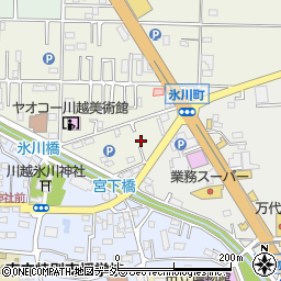 埼玉県川越市氷川町117-4周辺の地図
