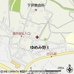 茨城県取手市下高井1501周辺の地図