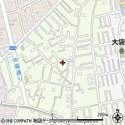 埼玉県越谷市恩間765-1周辺の地図