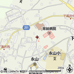 茨城県取手市下高井2369-1周辺の地図