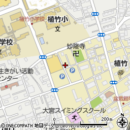 埼玉県さいたま市北区盆栽町491周辺の地図
