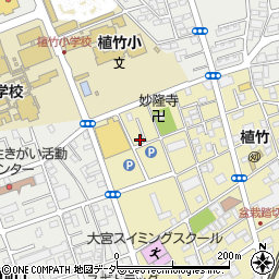 埼玉県さいたま市北区盆栽町492周辺の地図