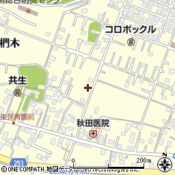 茨城県取手市椚木171周辺の地図