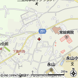茨城県取手市下高井2132周辺の地図