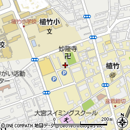 埼玉県さいたま市北区盆栽町510周辺の地図