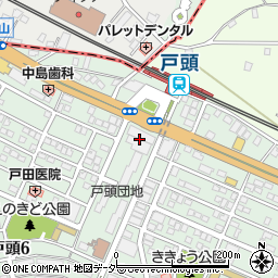 マスダ戸頭店周辺の地図