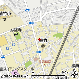 埼玉県さいたま市北区盆栽町474-1周辺の地図