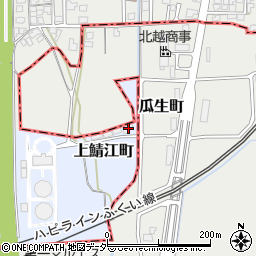 福井県鯖江市上鯖江町70周辺の地図