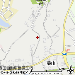 茨城県稲敷市桑山周辺の地図