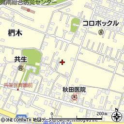 茨城県取手市椚木168周辺の地図