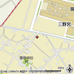 埼玉県越谷市三野宮278周辺の地図