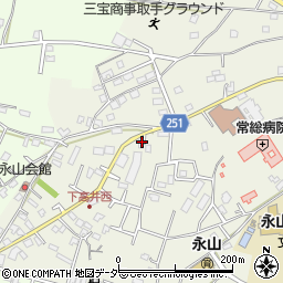 茨城県取手市下高井2120周辺の地図